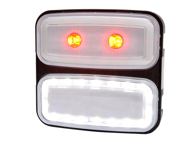 WAS - LED-Nebelschluss- und Rückfahrleuchte 12/24 V links + rechts - W226/1483/IKR - 1 - Stück WAS