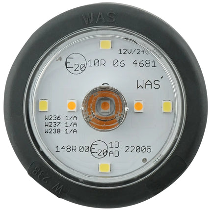 WAS - LED-Positions-/Blinkleuchte vorne 12/24 V - 1 - Stück WAS