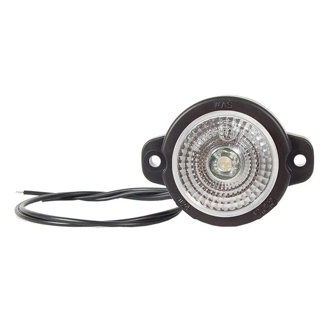 WAS - LED-Positionsleuchte weiss 12/24V - 1 - Stück WAS