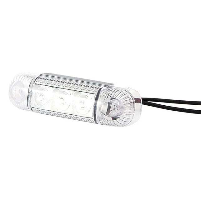 WAS - LED-Positionsleuchte 12/24 V weiss - W61 - 1 - Stück WAS