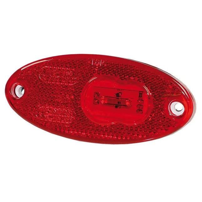 WAS - LED-Positionsleuchte 12/24V rot - 1 - Stück WAS