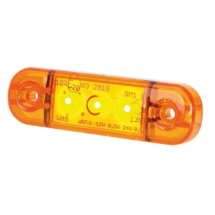 WAS - LED-Seitenmarkierleuchte 12/24V - W708 - 1 - Stück WAS