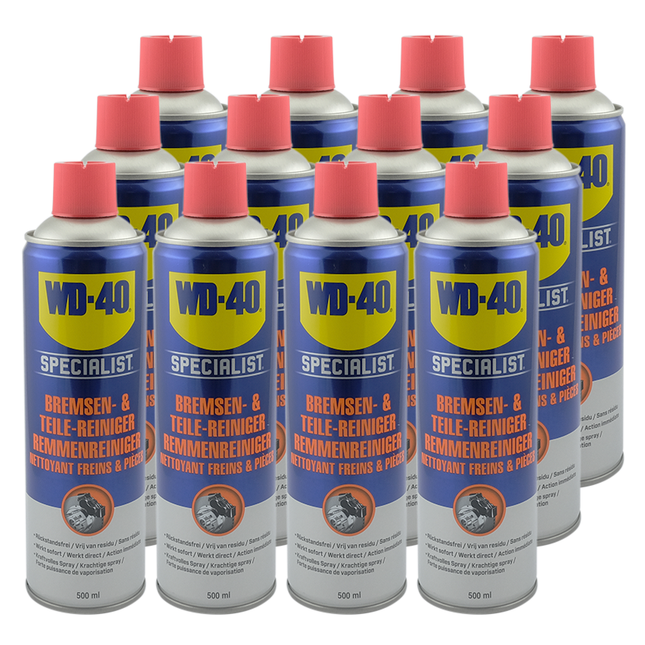 WD-40 Bremsenreiniger 49975, 12 x  500 ml WD40/BR/12 - Hischier Auto AG
