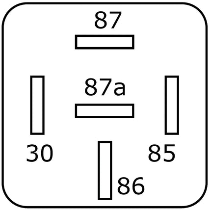 Mini-Relais Wechsler 12V 30-seitlich - 1 - Stück