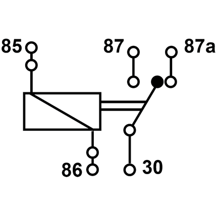 Ultra-Micro-Relais Wechsler 24 V 20/10 A