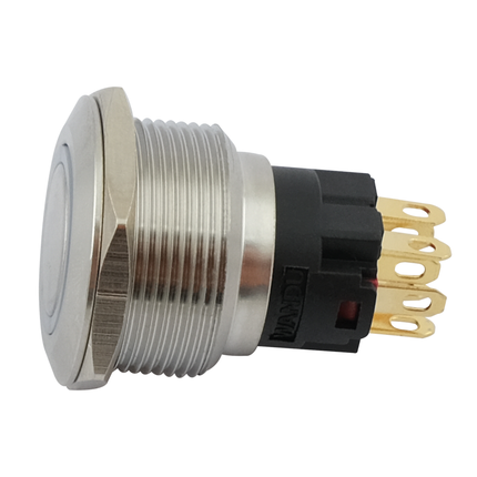 Drucktaster mit LED-Beleucht. rot/grün 12/24 V WT22RG - Hischier Auto AG