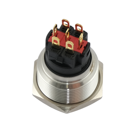 Druckschalter mit LED-Beleucht. rot/grün 12/24 V WS19RG - Hischier Auto AG