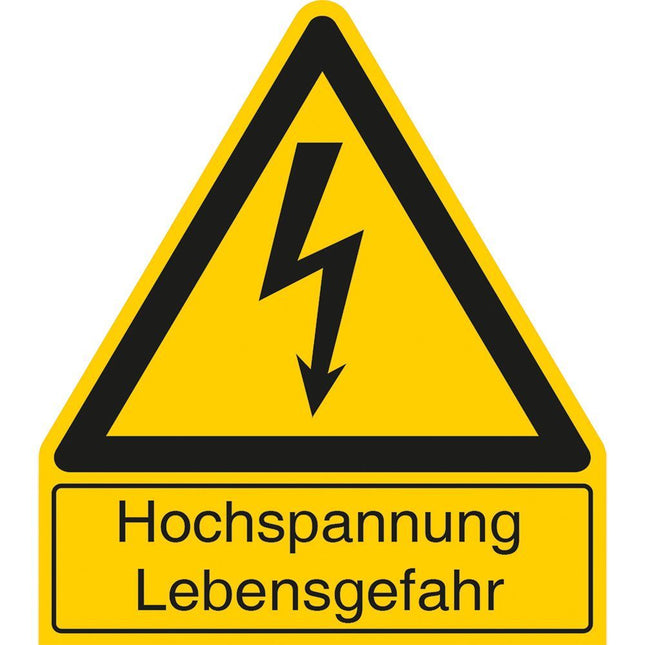 Warnschild Hochspannung Lebensgefahr WS5E/HLG1 - Hischier Auto AG