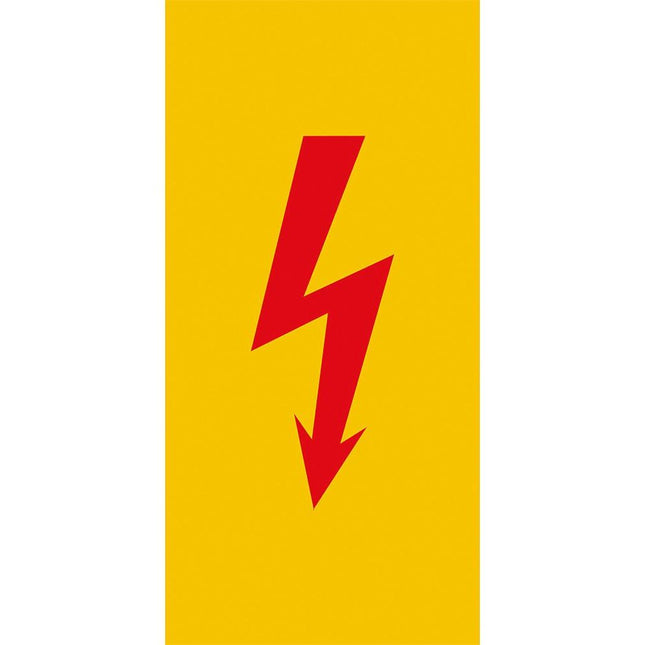 Elektrokennzeichnung Blitz (rot) 26 x 52 mm, 9 Stk. WSR/BRG2 - Hischier Auto AG