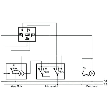 Wisch-Intervallrelais 9-30V WWI300 - Hischier Auto AG