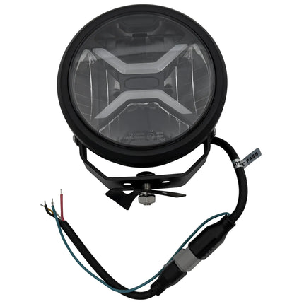 LED-Fernscheinwerfer 12/24 V, 7“ mit Positionslicht gelb/weiss und Offroad Modus - 1 - Stück Diverse