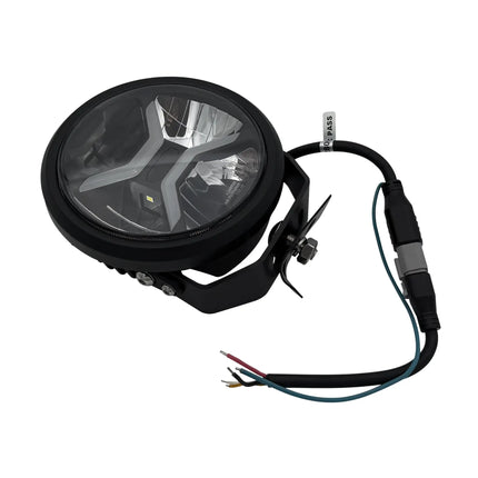 LED-Fernscheinwerfer 12/24 V, 7“ mit Positionslicht gelb/weiss und Offroad Modus - 1 - Stück Diverse