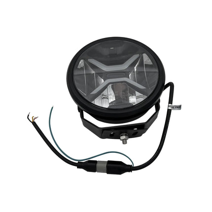 LED-Fernscheinwerfer 12/24 V, 9“ mit Positionslicht gelb/weiss und Offroad Modus - 1 - Stück Diverse