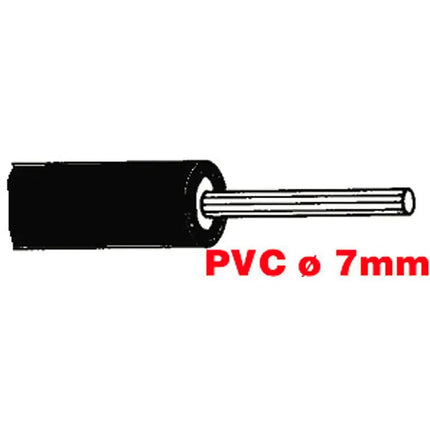 5m Zündkabel schwarz 1.5mm2/7.0mm - 1 - Stück Diverse