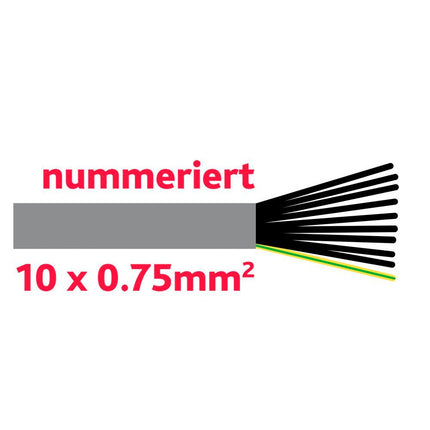 Steuerkabel 10 x 0.75 mm2 YMM10x0.75 - Hischier Auto AG