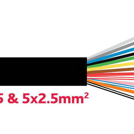 13-pol Kabel 8x1.5/5x2.5mm2